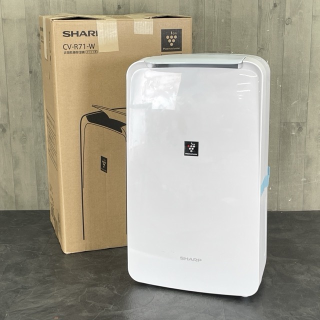 衣類乾燥除湿機【中古】難あり SHARP シャープ CV-R71-W 2024年製