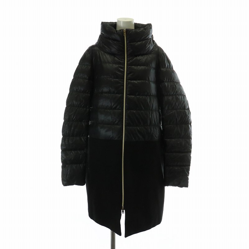 極美品☆HERNO｜定価15万 エコファー ボンバージャケット ベージュ 44 