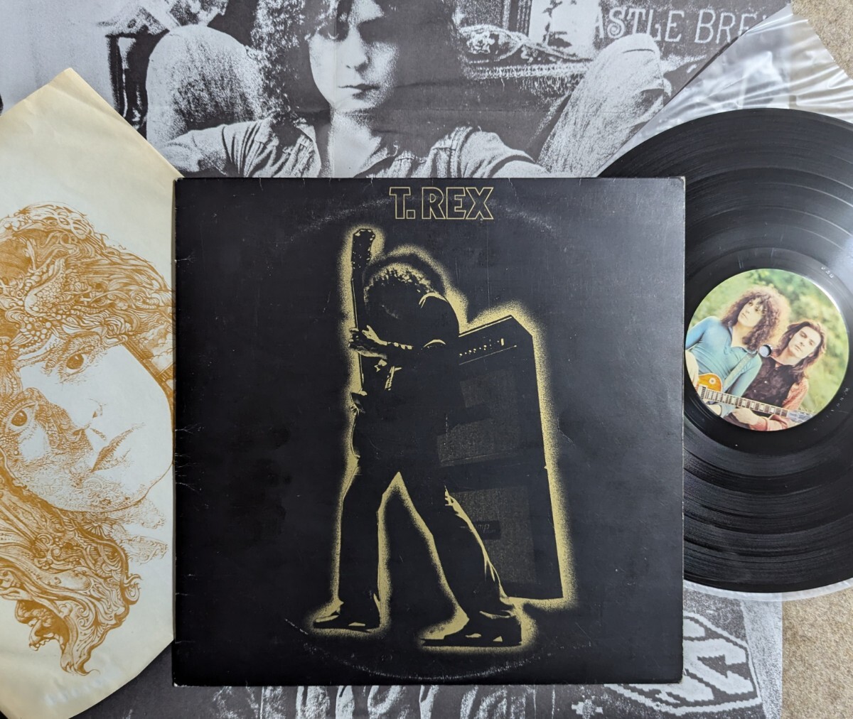 T.Rex-Electric Warrior☆英Orig.美麗ポスター付属盤/Marc Bolan