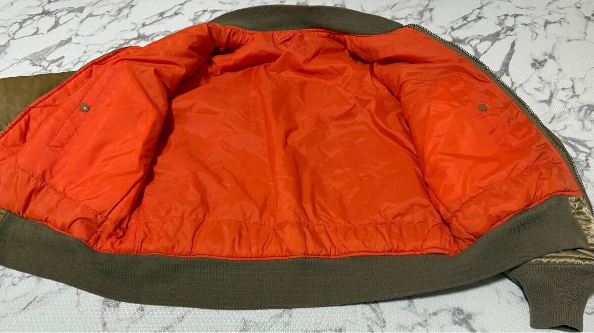 90s☆CORINTH MFG.CO コリンスTYPEジャケット フライトジャケット MA-1