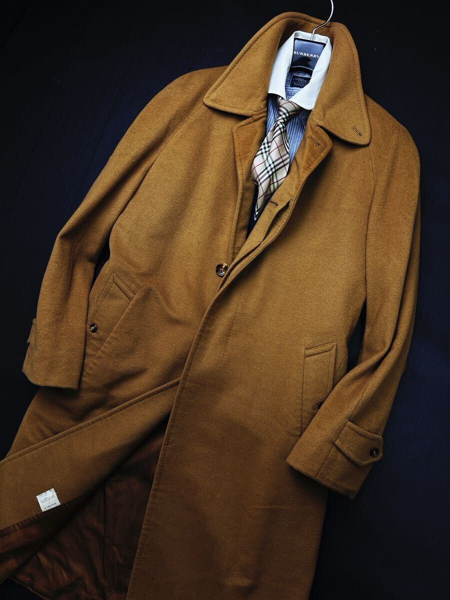 s42【贅沢な手触り宝石のカシミア!】定価20万○BURBERRY COLLECTION