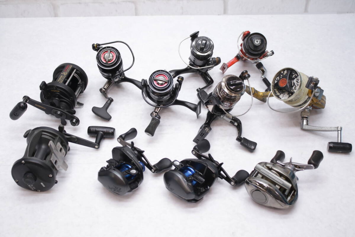 33個ジャンクリール　SHIMANO DAIWA などまとめ売り 25【ジャンク】リールまとめ SHIMANO シマノ DAIWA ダイワ SLX DC