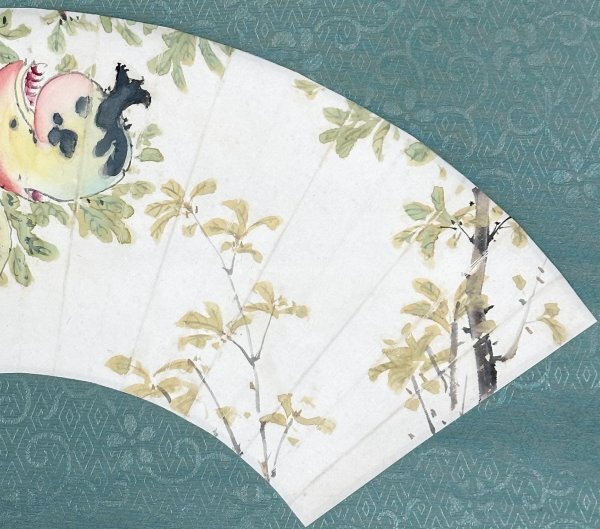 真作 真作⁄山河⁄菊花画賛⁄掛軸 肉筆 宝船 v614(山水、 絹本 掛軸 二