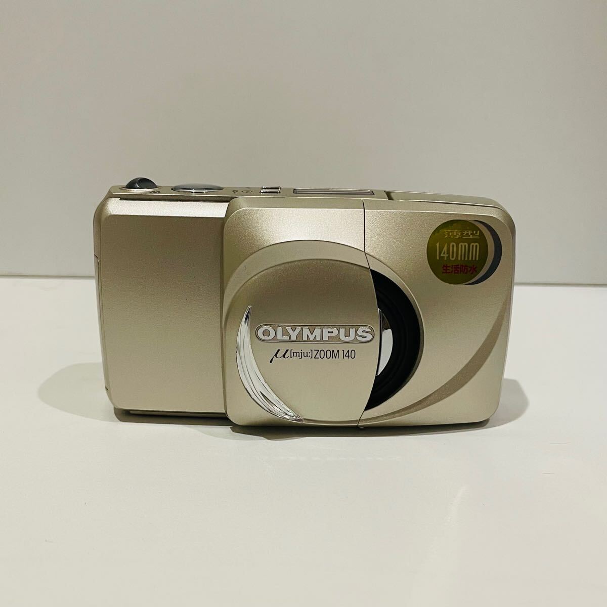 カメラ 【動作未確認ジャンク】OLYMPUS μ[mju] 初代 純正ケース付き
