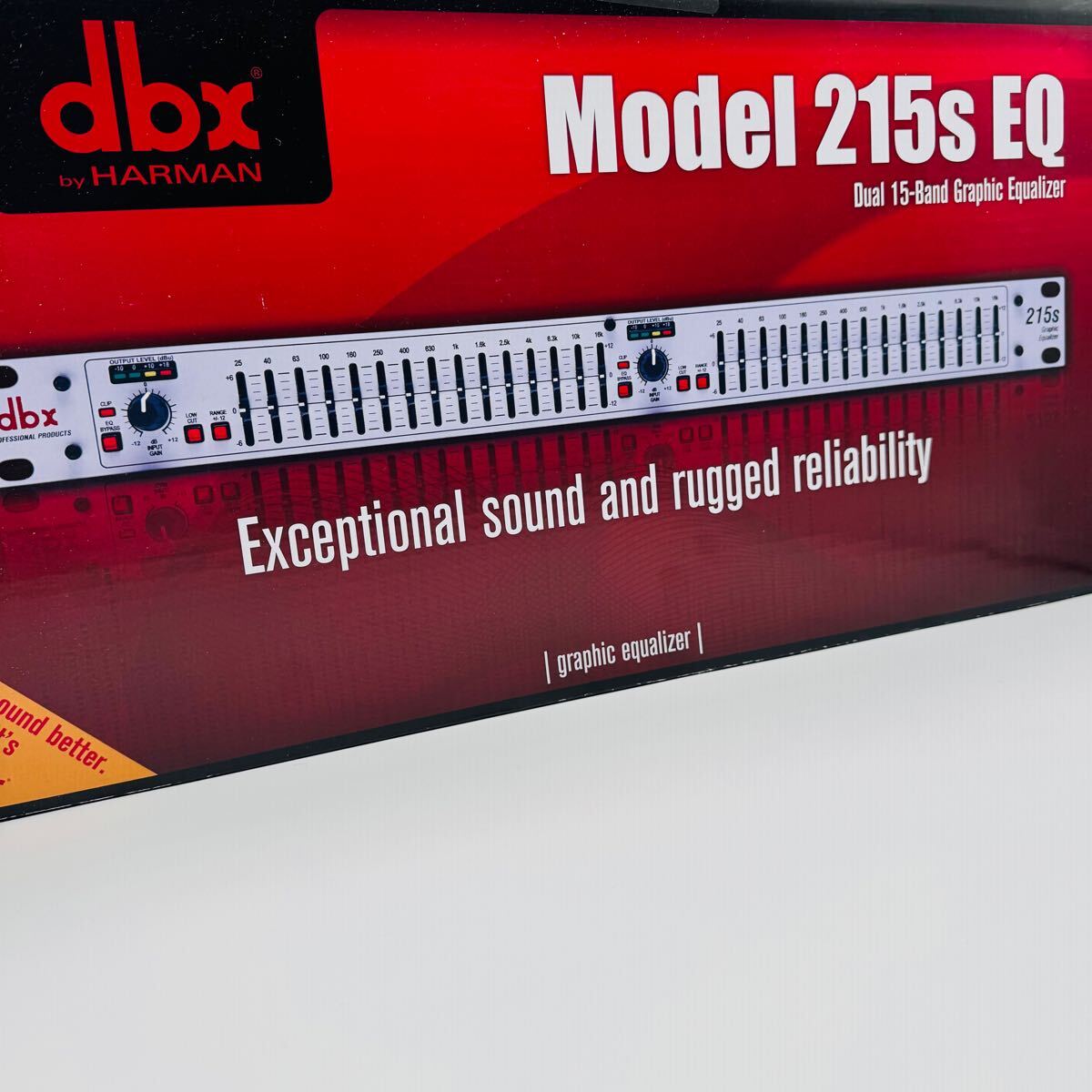 dbx 215s グラフィックイコライザー RUSUO DBX 2チャンネル15バンド 0 