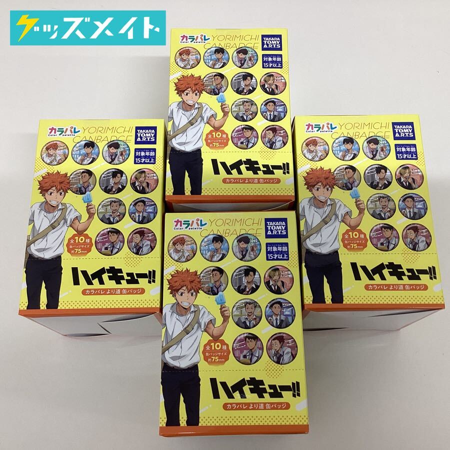 未開封】タカラトミーアーツ ハイキュー!! カラパレ より道 缶バッジ