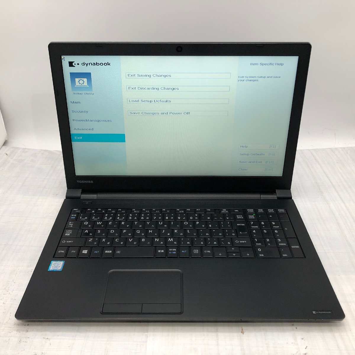 Core B65⁄M dynabook TOSHIBA 8550U GB(SSD GB⁄256 1.80GHz⁄8
