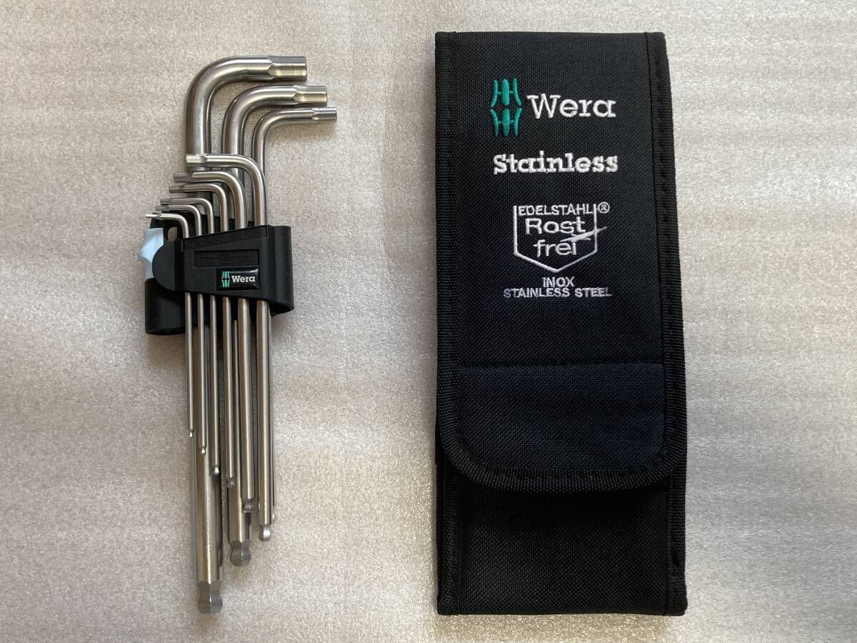 SALE，2025 Wera / ヴェラ ステンレスヘックスキーセット インチ9本 ミリ9本(六角レンチ)｜売買されたオークション情報、yahooの商品情報をアーカイブ公開 - オークファン 六角レンチ