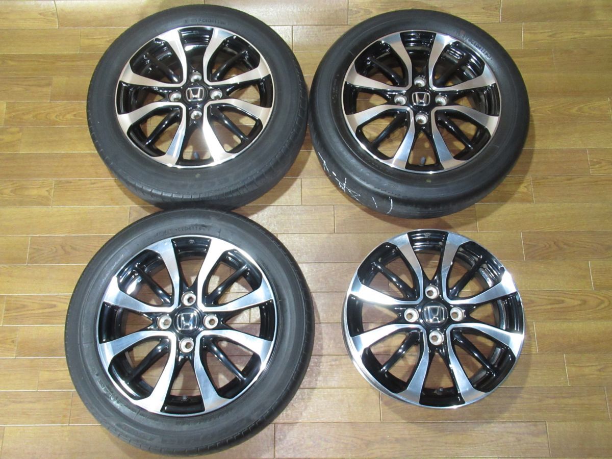 ホンダ NBOX jf1 純正アルミホイール 155/65/14 タイヤ バリ山 155-65r