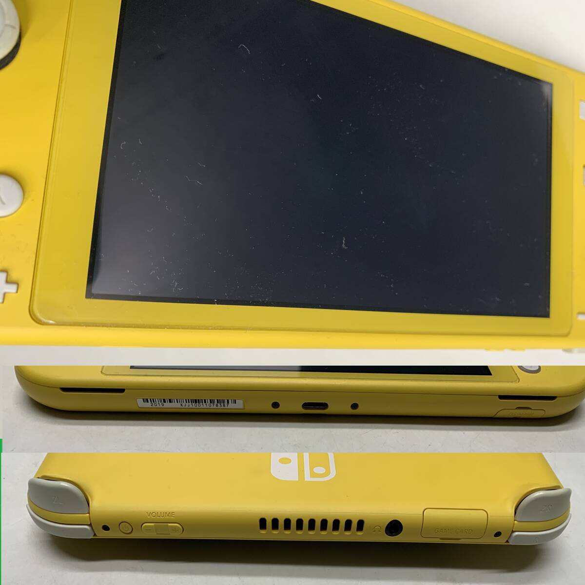 ジャンク 【本体のみ】 Nintendo Switch Lite イエロー 本体単品 ※左