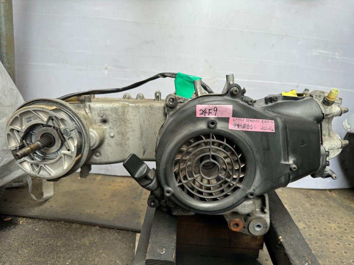  24F9 YAMAHA ヤマハ シグナスX SE44Jエンジン 実動確認済 異音無 26206Km E3B1E 検&hellip;アドレスv125 SE12J SEA5J PCX BW'S125 SED8J DIO(エンジン本体)｜売買されたオークション情報、yahooの商品情報をアー ヤマハ用