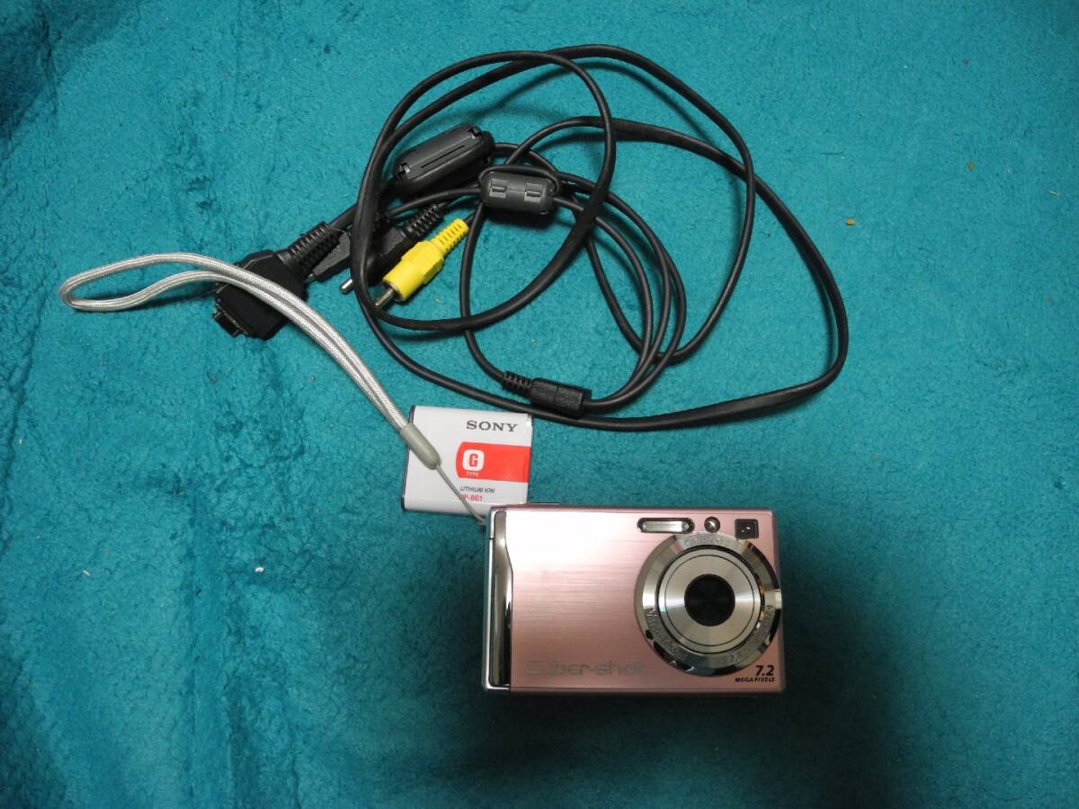 DSC-W80 Sony Cyber-shot Digital Camera Pink ピンク 7.2MP CCD 