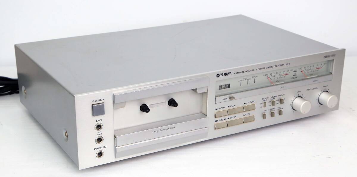 YAMAHA カセットデッキ K-8 ジャンク品 ヤマハ ▽ 660E6-4 K-8 ヤマハ カセットデッキ W9081917 音響機材 660E6-4