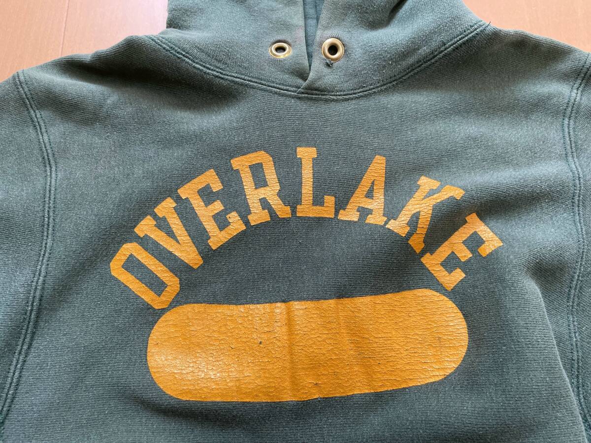 80s トリコタグ 単色直後 旧ハトメ パーカー Champion USA製 刺繍タグ 