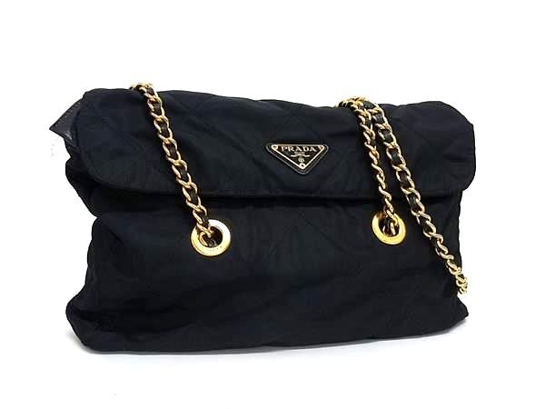 安い，お得 1円 PRADA プラダ テスートナイロン×レザー チェーン