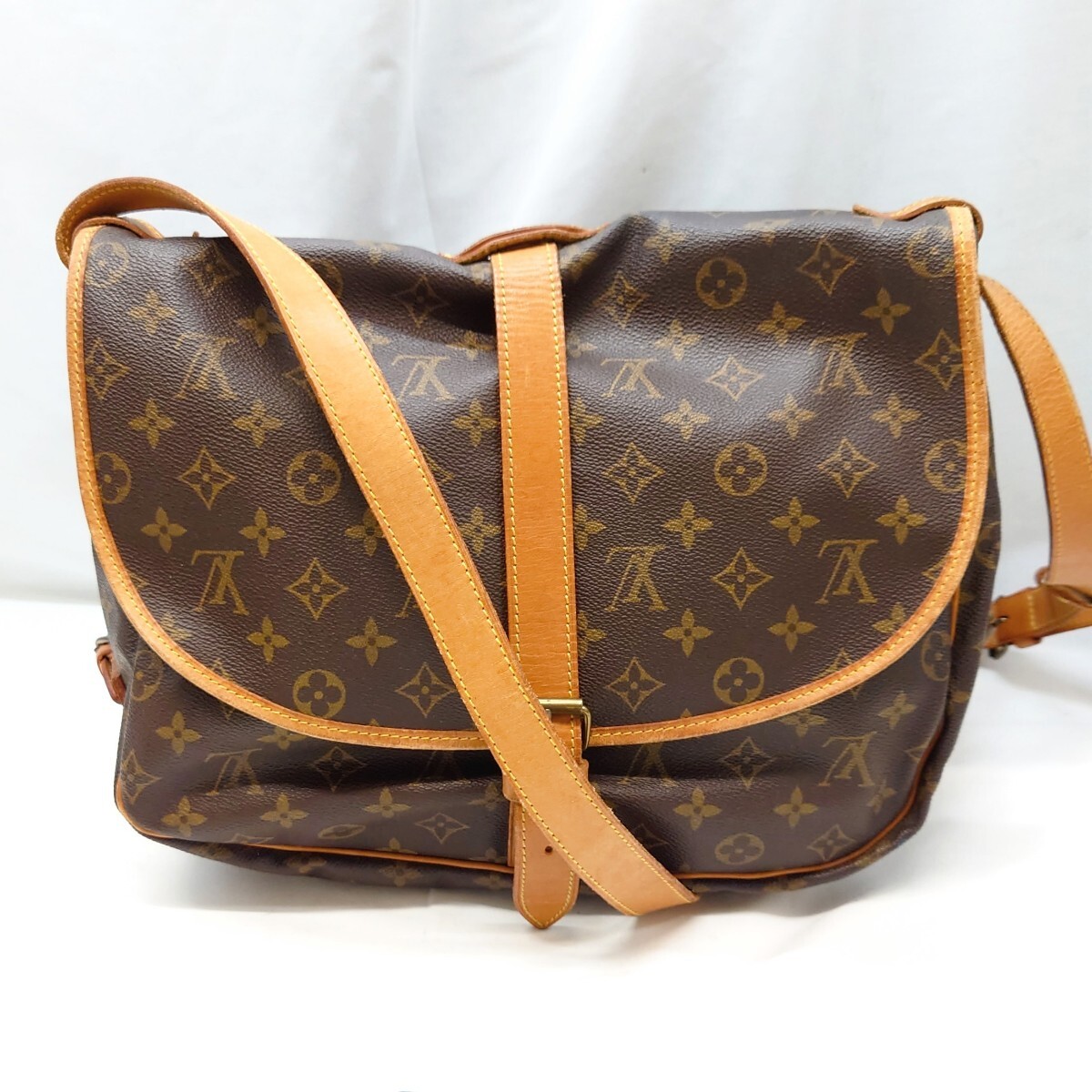 M42256 モノグラム ソミュール30 ブラウン VUITTON ルイヴィトン ルイ 