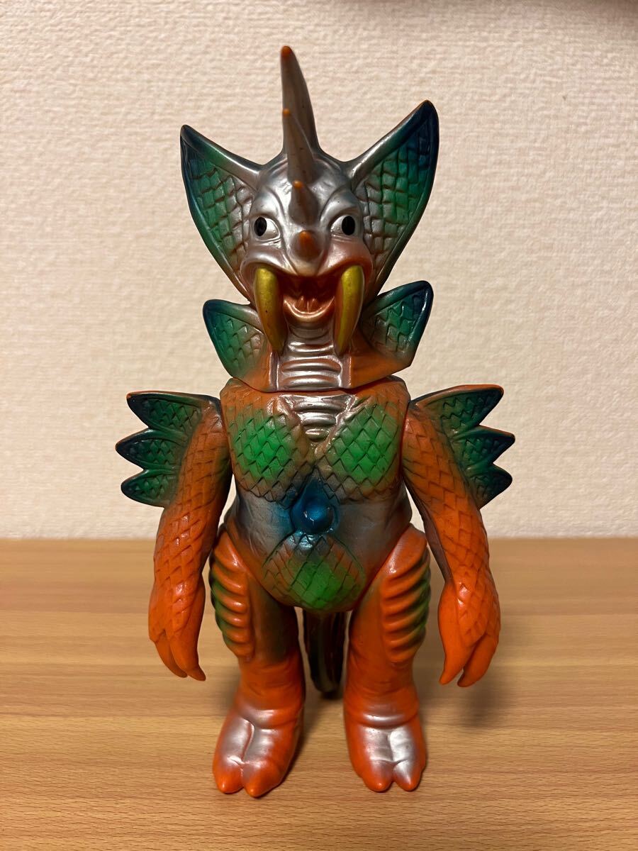 流星人間ゾーン 怪獣ソフビ ガンダーギラス 当時品 （ソフビリアル