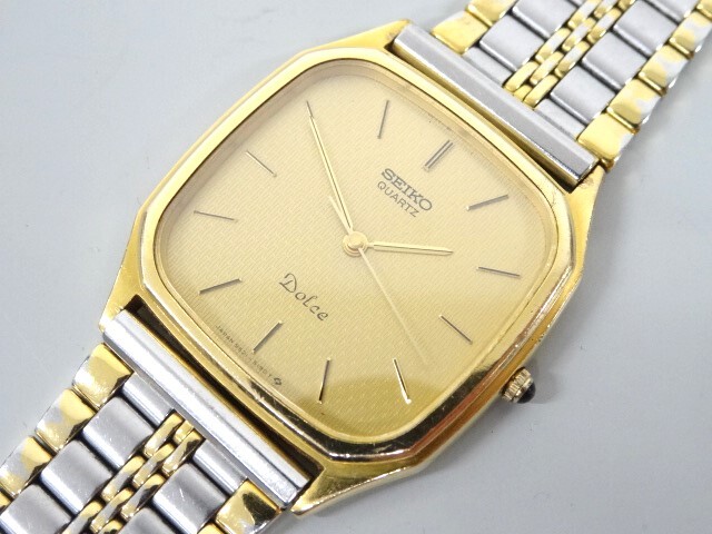 ジャンク SEIKO セイコー Dolce ドルチェ 9521-5190 14K×SS クオーツ