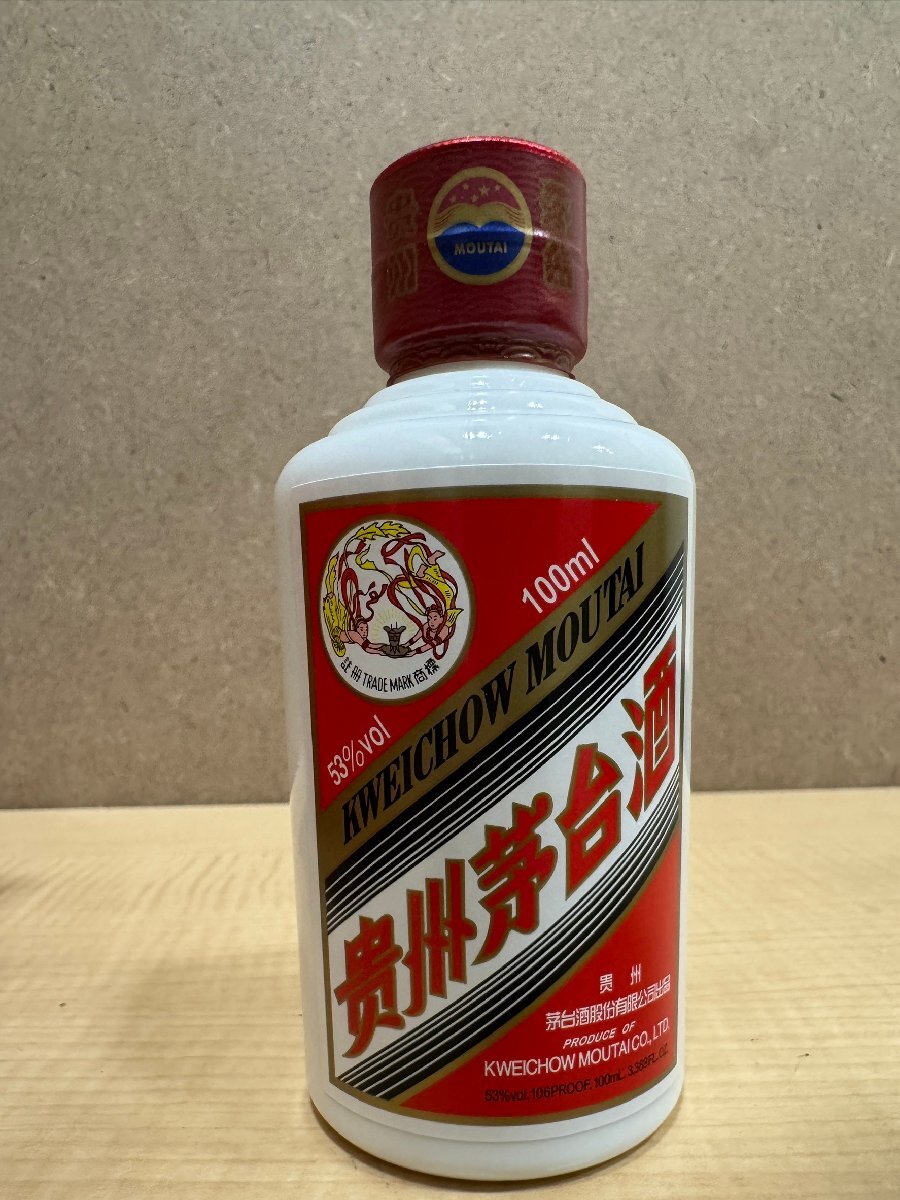 C5793】【1円～】未開栓 貴州茅台酒 ミニボトル 100ml 53% 6本セット