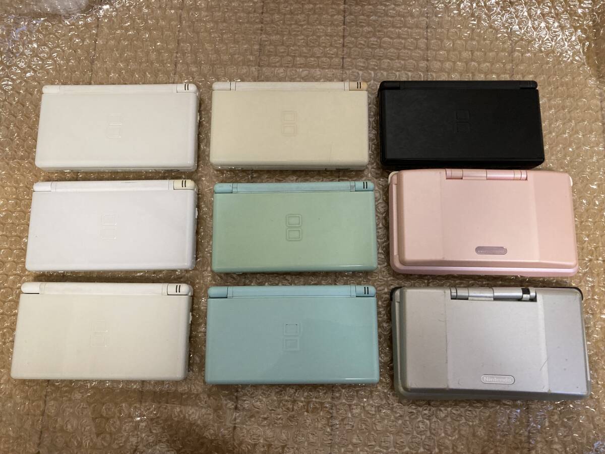 即決! 9台セット ニンテンドー DS Lite 初代 本体 ホワイト ブラック