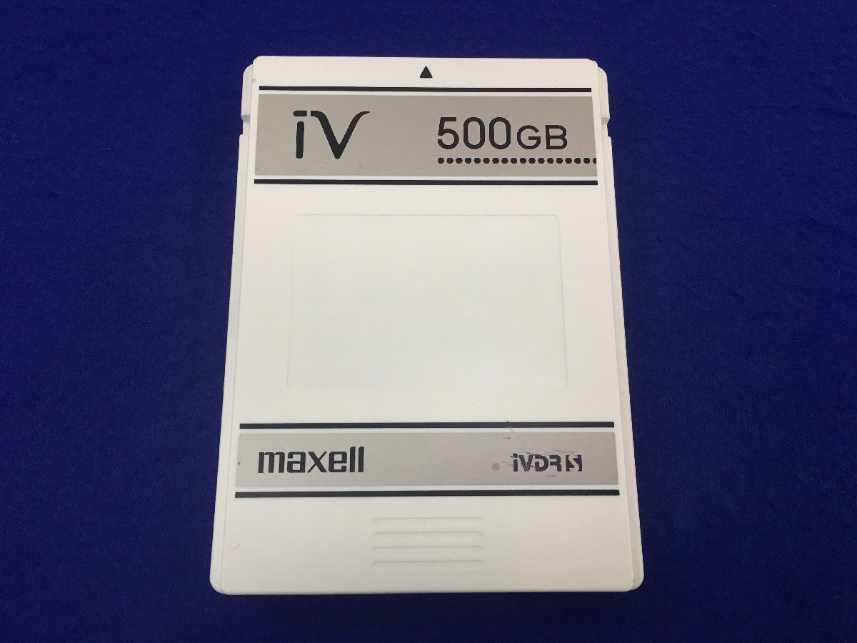 ユ□L4737 maxell カセットハードディスク IVDR-S 500GB アイヴィ M