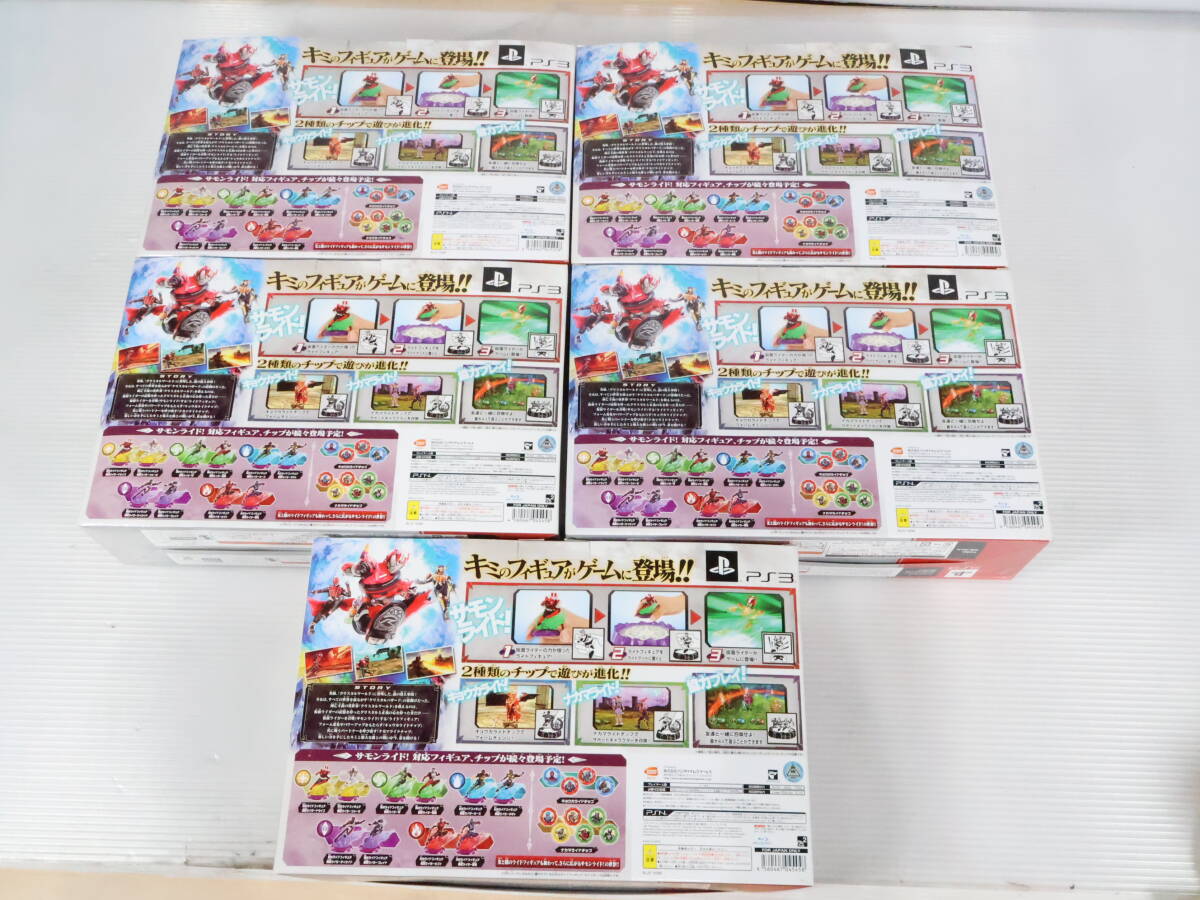 1円～/未使用品☆仮面ライダー サモンライド！ PS3版 まとめて5点 
