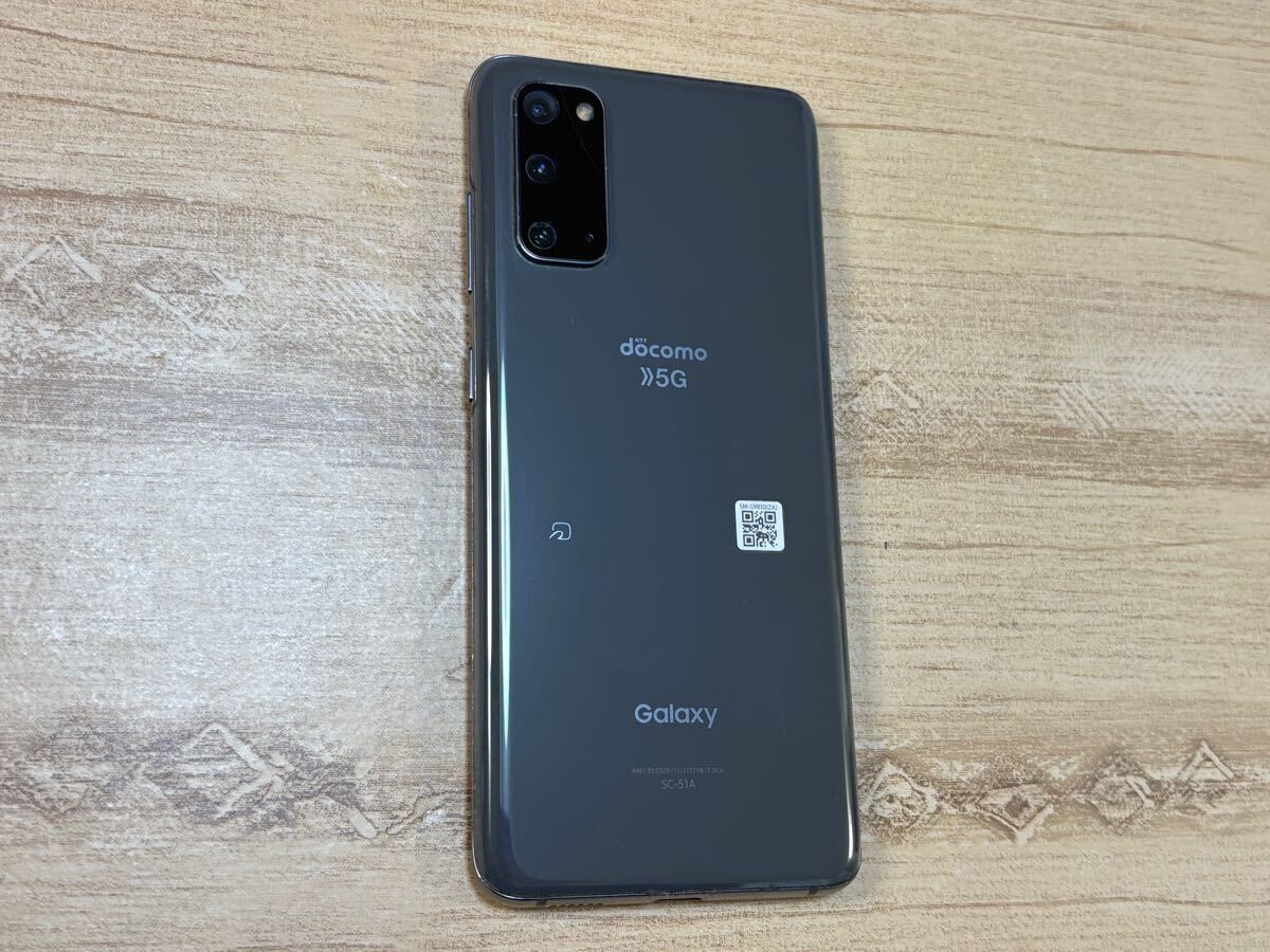 【訳あり】Samsung Galaxy S20 5G (SC-51A) 本体のみ 訳あり docomo SIMフリー SAMSUNG Galaxy S20 5G SC-51A 家電、AV