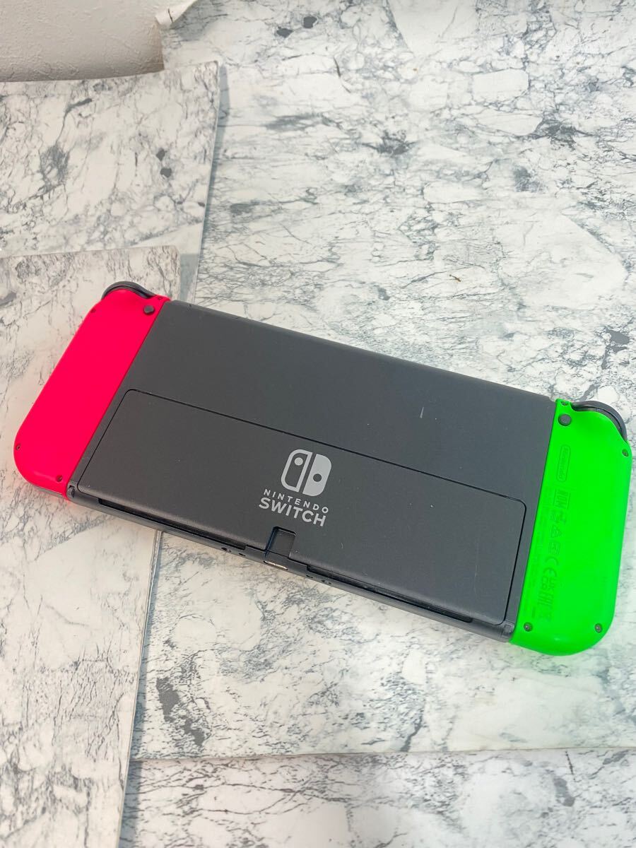 j1206k Nintendo Switch ニンテンドースイッチ 有機ELモデル 本体 HEG-001 付属品 箱付き 初期化済み