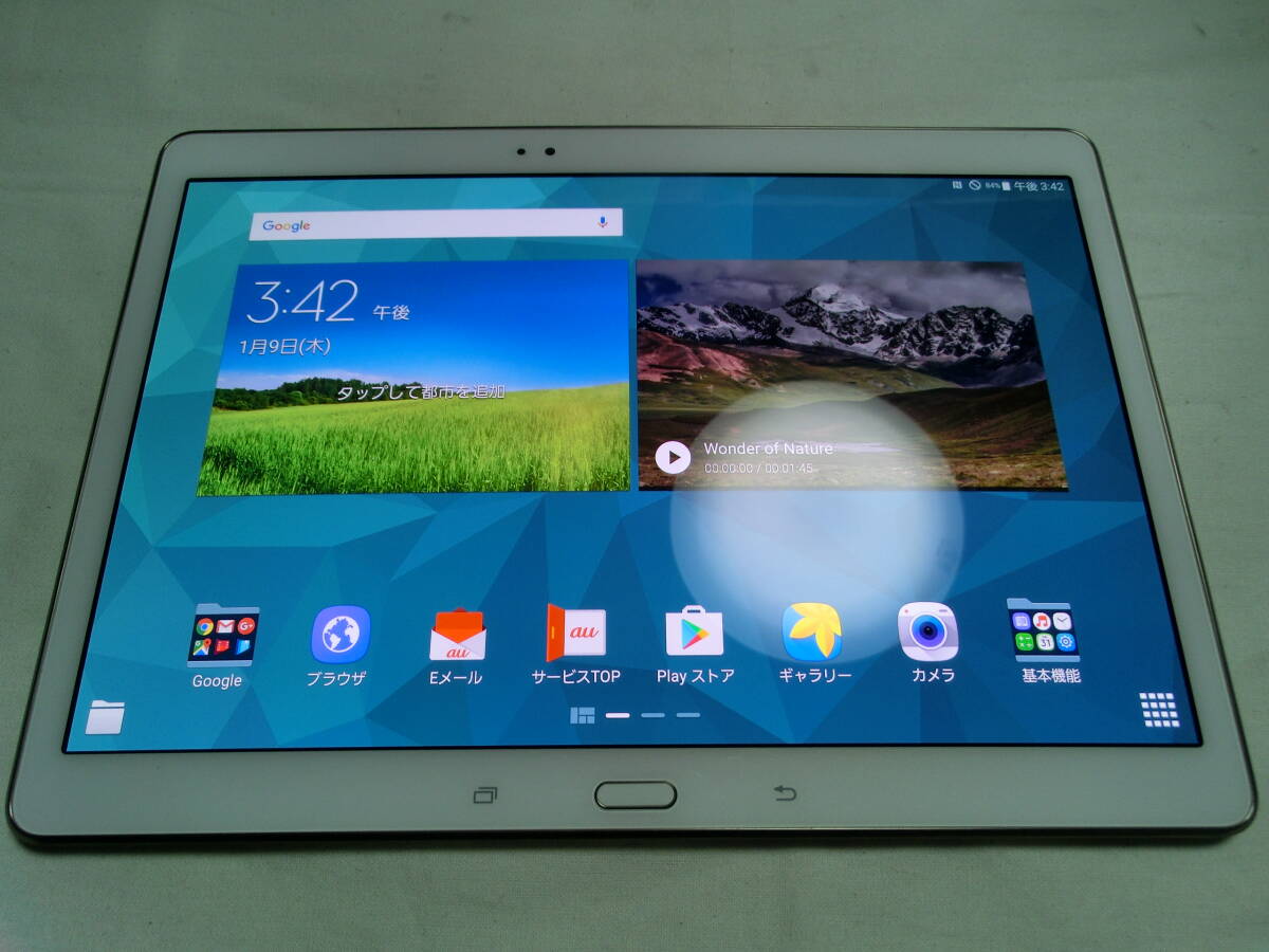 GALAXY Tab S 10.5 タブレット AU/SCT21 SCT21 Galaxy Tab S 10.5