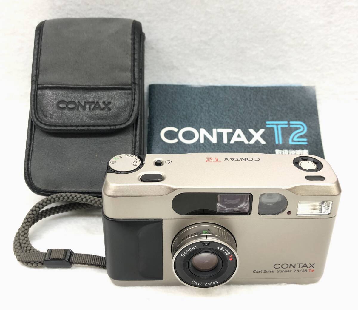 1円~【動作未確認】コンタックス CONTAX T2 Carl Zeiss Sonnar 2.8/38