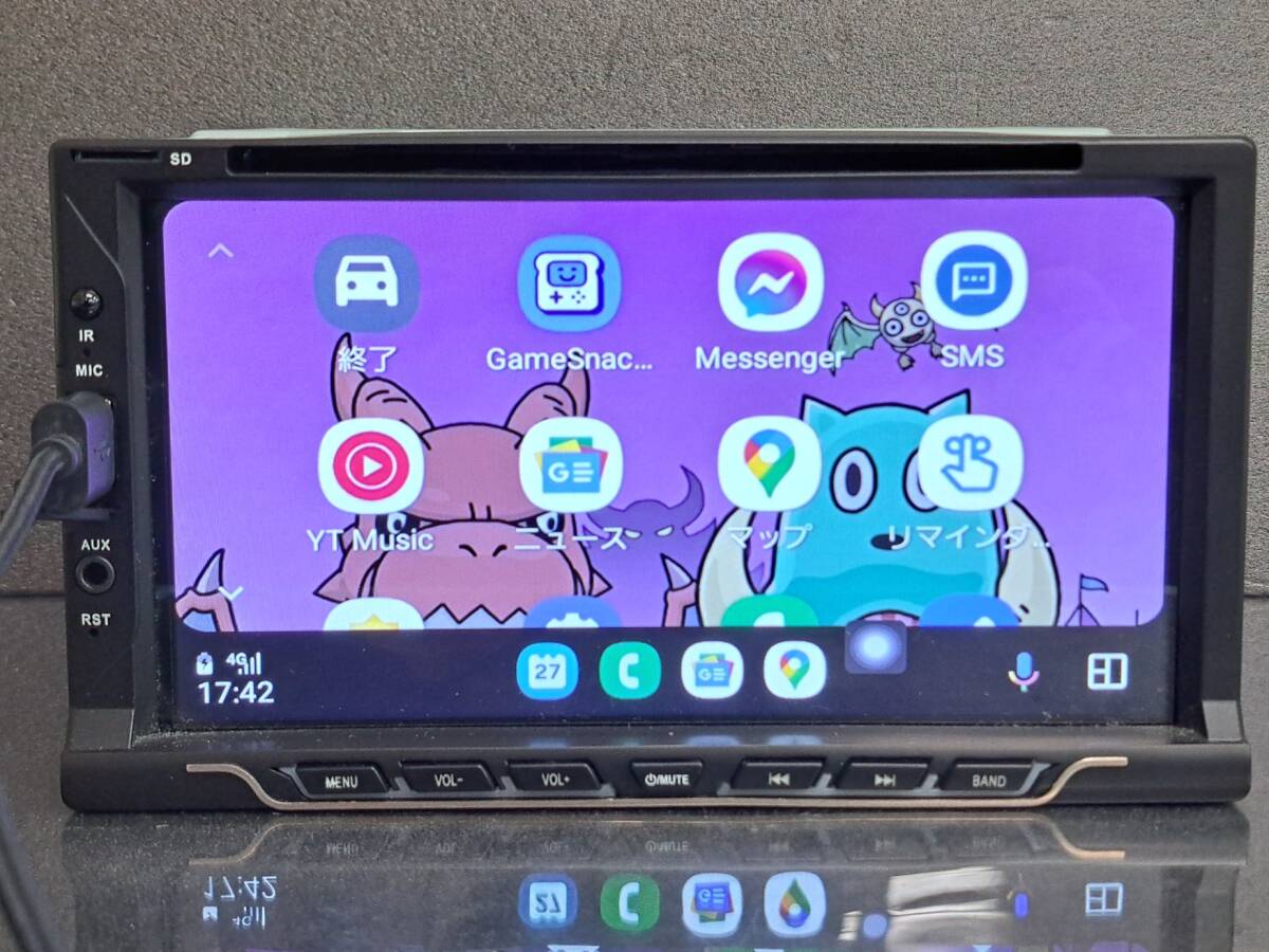 ☆KASUVAR KAR7D ディスプレイオーディオ carplay androidauto 