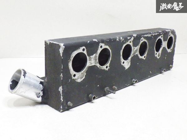 【売り切り】 ワンオフ L型 L6 キャブ車用 サージタンク アルミ製 ハコスカ ケンメリ スカイライン フェアレディZ ローレル ● 棚2Q13 L型 日産・L型キャブターボ用・サージタンク サージタンク アクセル リンク ロッドL型ハコスカS30Zケンメリ