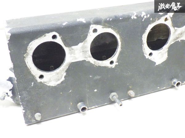 【売り切り】 ワンオフ L型 L6 キャブ車用 サージタンク アルミ製 ハコスカ ケンメリ スカイライン フェアレディZ ローレル ● 棚2Q13 L型 日産・L型キャブターボ用・サージタンク サージタンク アクセル リンク ロッドL型ハコスカS30Zケンメリ