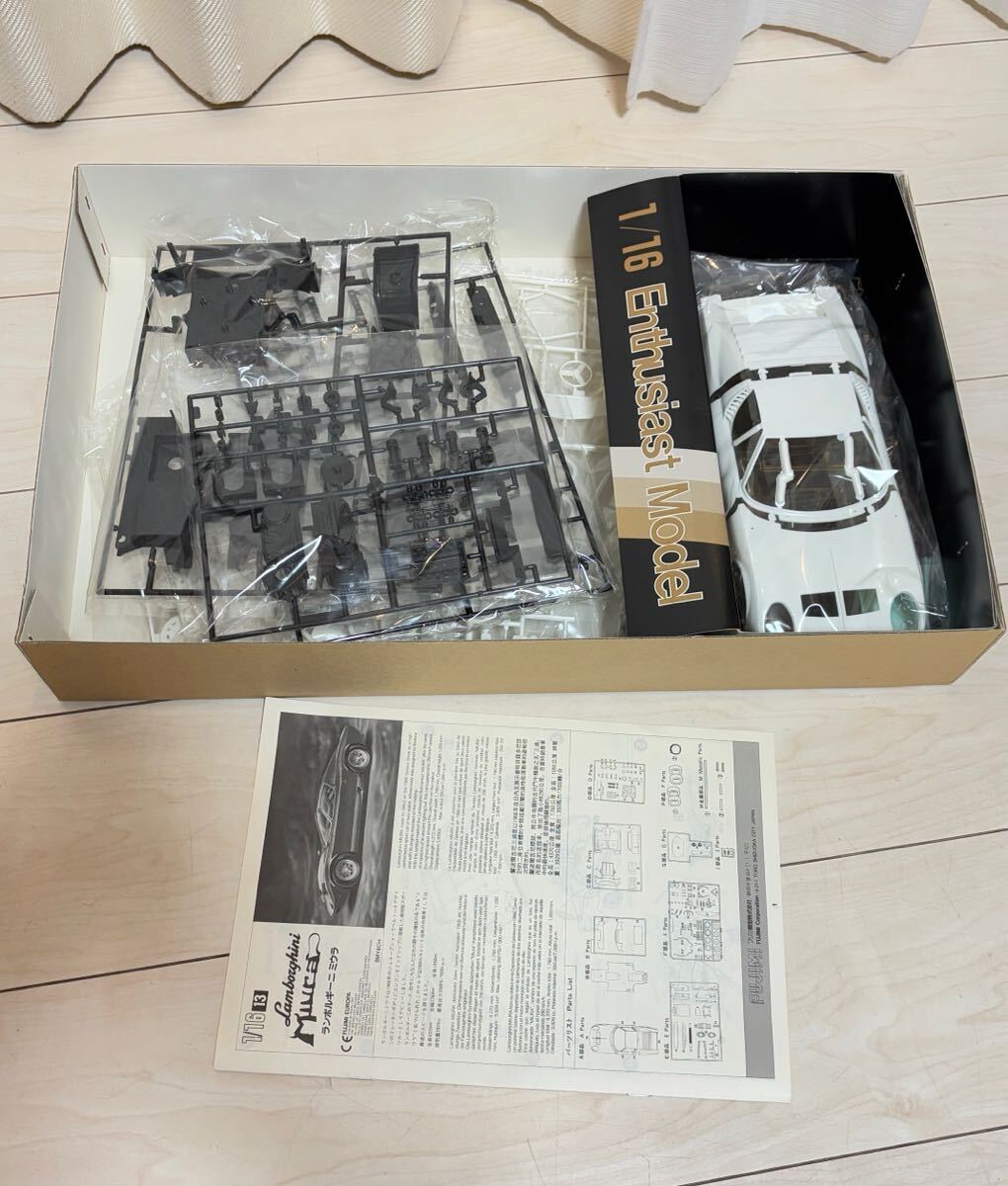 未組立】FUJIMI フジミ 1/16 ランボルギーニ ミウラ プラモデル フジミ