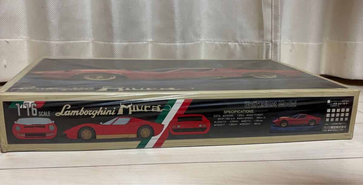 未組立】FUJIMI フジミ 1/16 ランボルギーニ ミウラ プラモデル フジミ