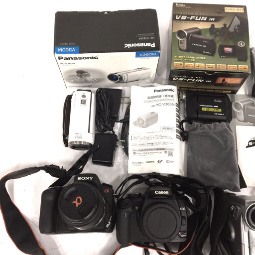 SONY a300 DSLR-A300 CANON EOS Kiss Digital X 含む カメラ まとめ