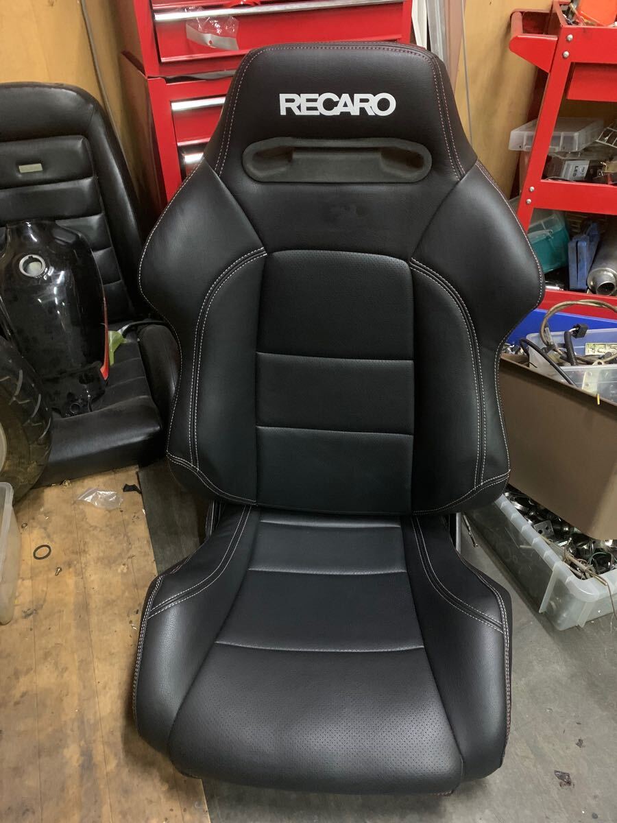 RECARO SR-2 シートカバー　破れなし　レザーシートカバー　レカロ　シビック　インテグラ　ランエボ　ジムニーなど