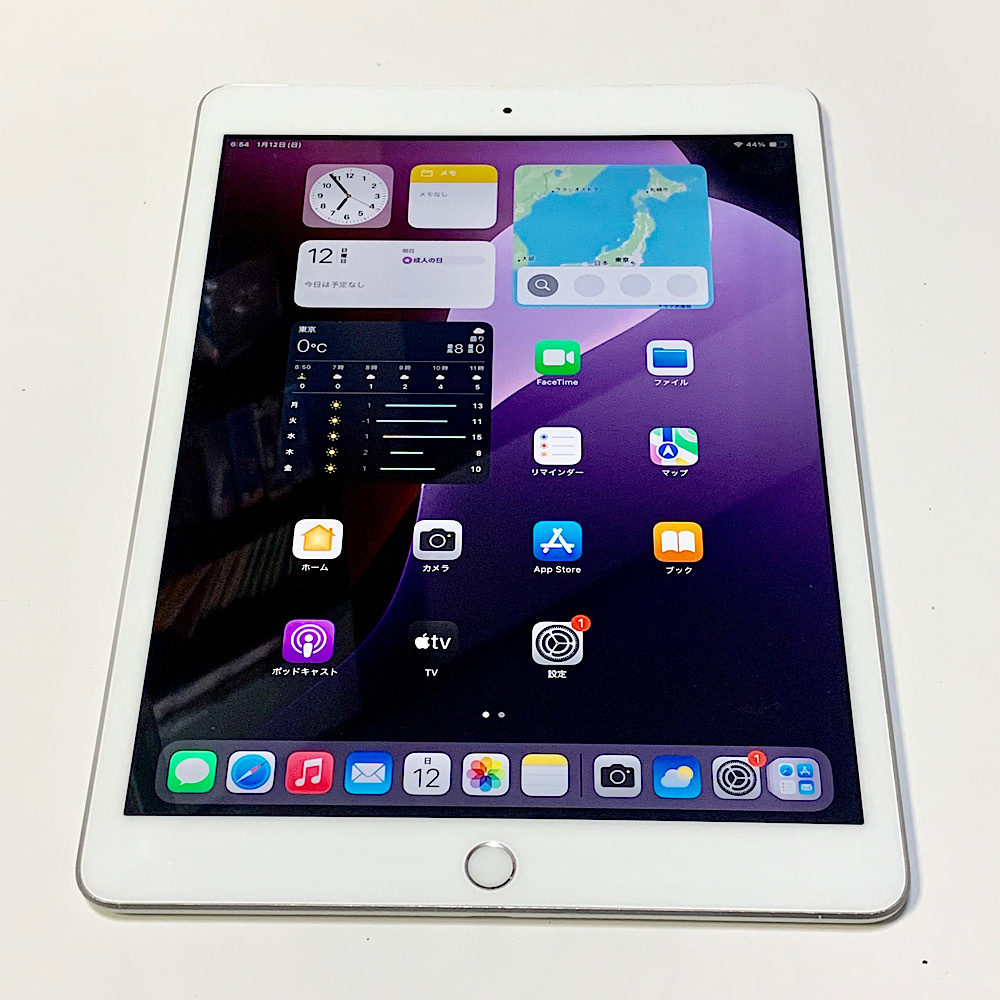 apple iPad 第7世代 32GB SIMフリー 美品 バッテリー100% SIMフリー バッテリー100% ☆ iPad 第7世代 10.2インチ 32GB シルバー