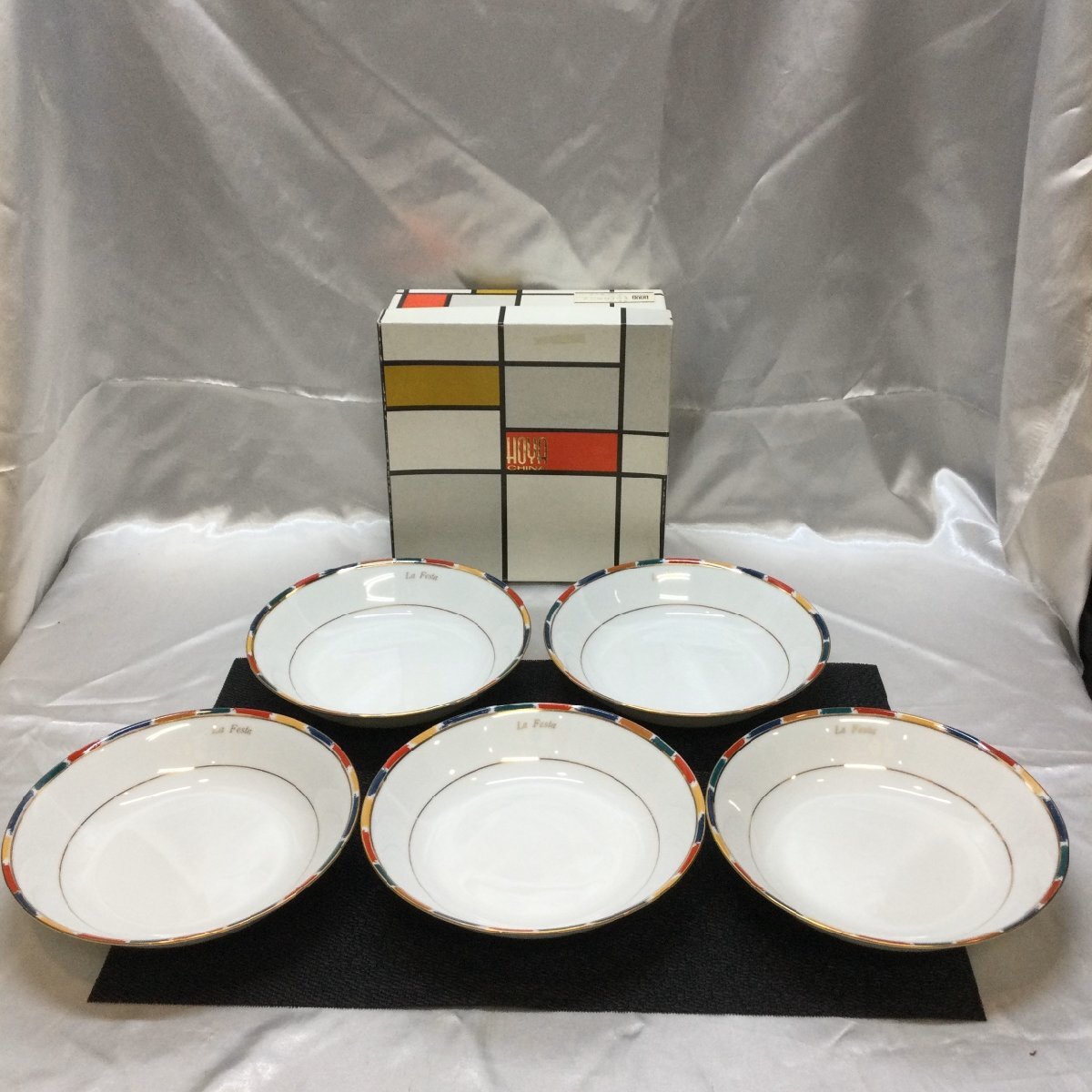 未使用/長期保管/TO】HOYA China ホヤ チャイナ クープセット スープ皿