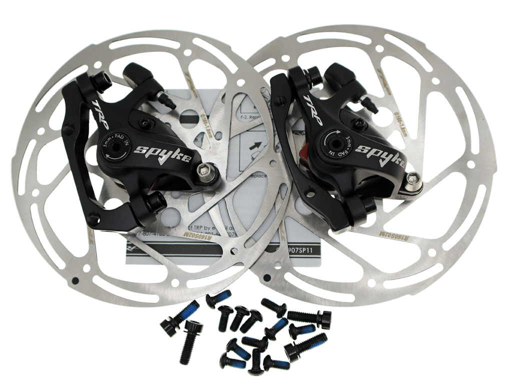 TRP Spyke 機械式ディスクブレーキキャリパー Post Mount 前後 1SET