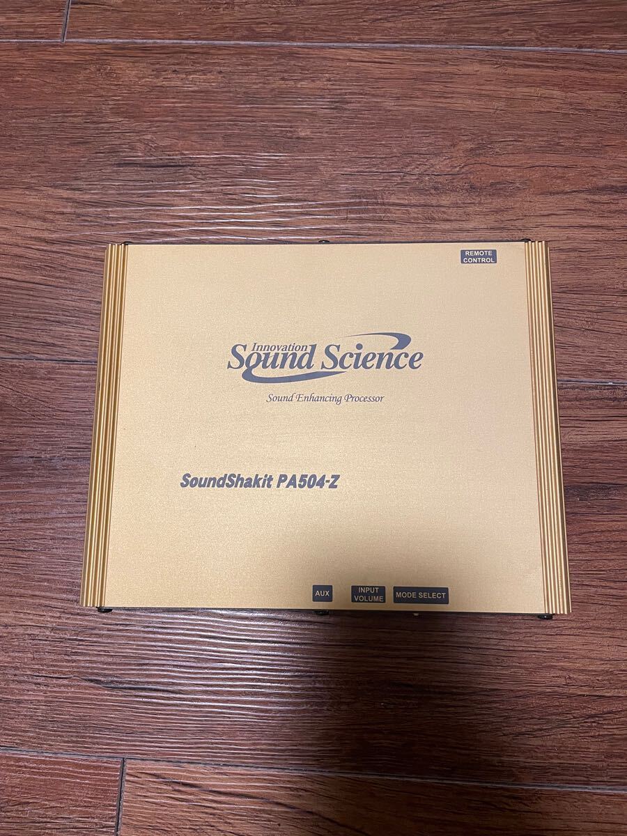 美品 サウンドシャキット サウンドサイエンス PA504-Z アンプ　接続ケーブル コントローラー付 