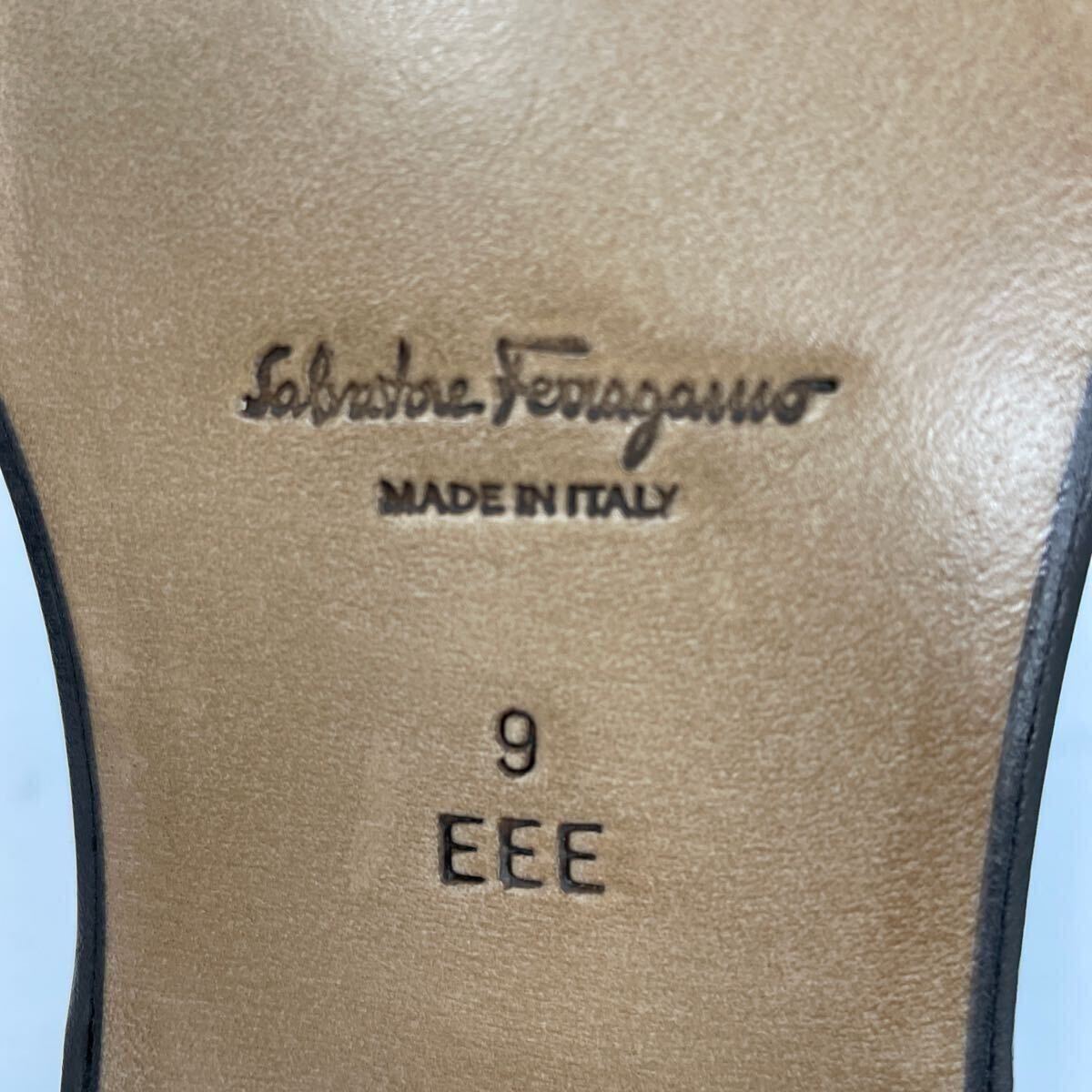 新品未使用】フェラガモ メンズビジネスシューズ MASON ブラック EEE9 