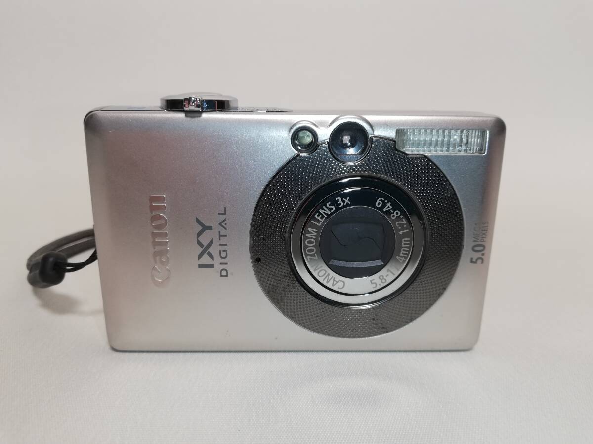 銀 録・再OK】美品 Canon IXY DIGITAL 55 シルバー コンパクトデジタル