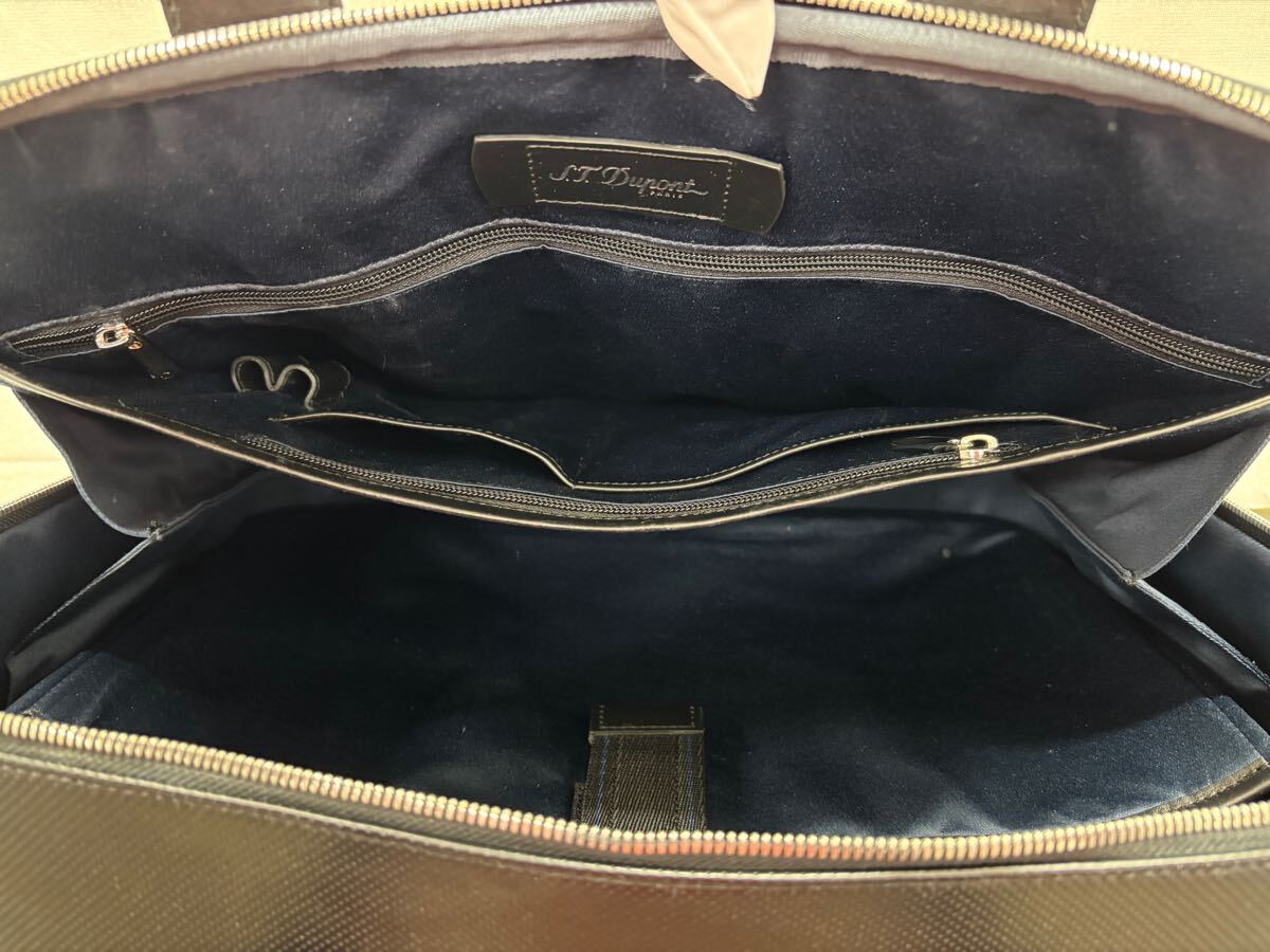 デュポン ビジネスバッグ 2way 斜め掛け バッグ 黒 S.T.DuPont 