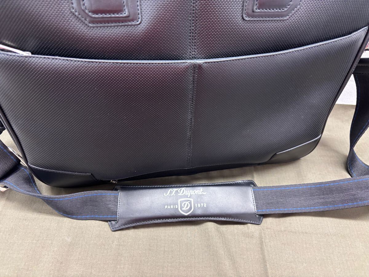 デュポン ビジネスバッグ 2way 斜め掛け バッグ 黒 S.T.DuPont 