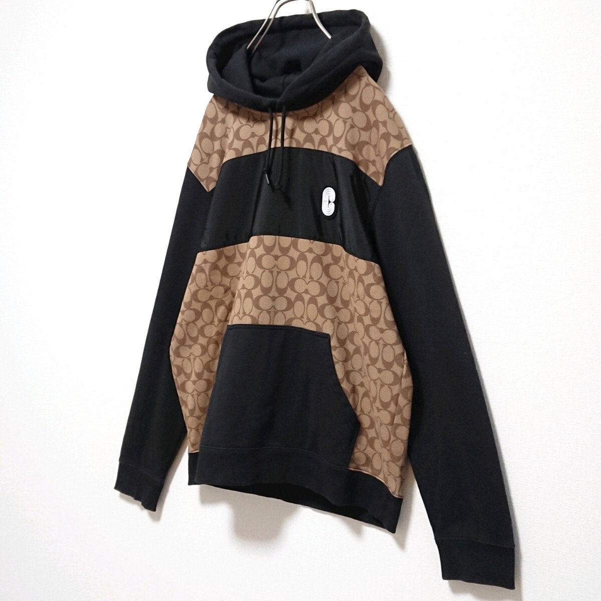 美品 希少 人気モデル COACH コーチ シグネチャー 総柄 パーカー