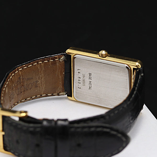 1円 稼働 ロンジン QWR L4.640.2 QZ ホワイト文字盤 ボーイズ/メンズ腕時計 8549200 1DIT KMR_4