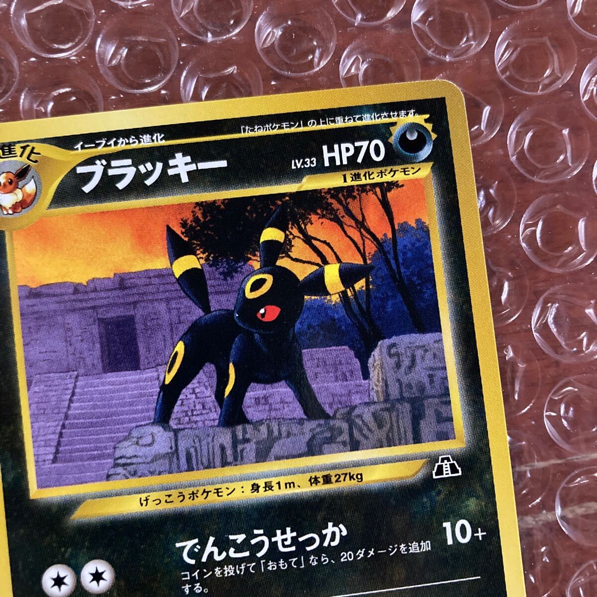 【旧裏ポケモンカード】ブラッキー_ プレミアムファイル2★neoプロモカード ファイル出し品】旧裏 ブラッキー プロモ ポケモンカード neo