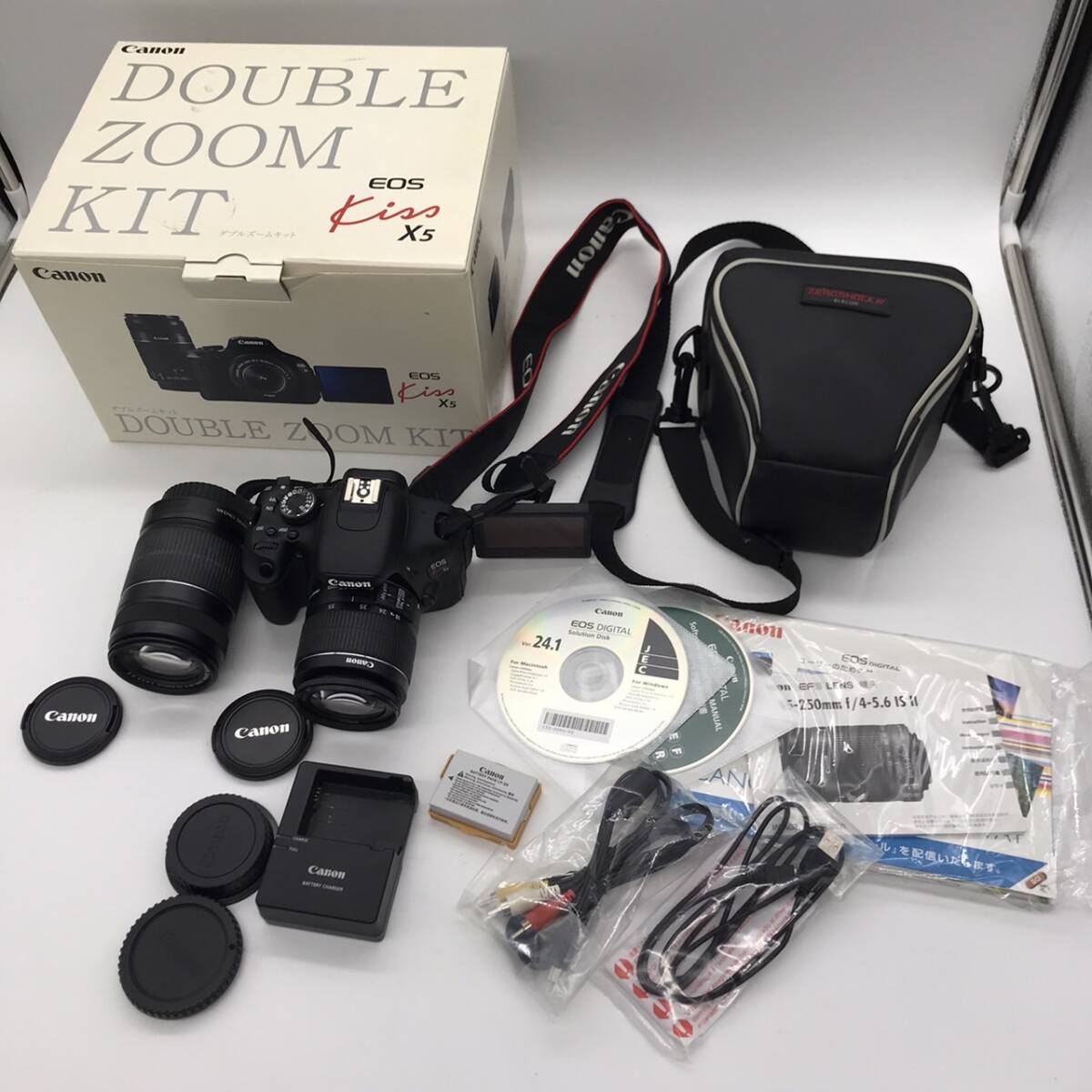 shot様専用Canon EOS Kiss X5 ダブルズームキット 【公式通販】