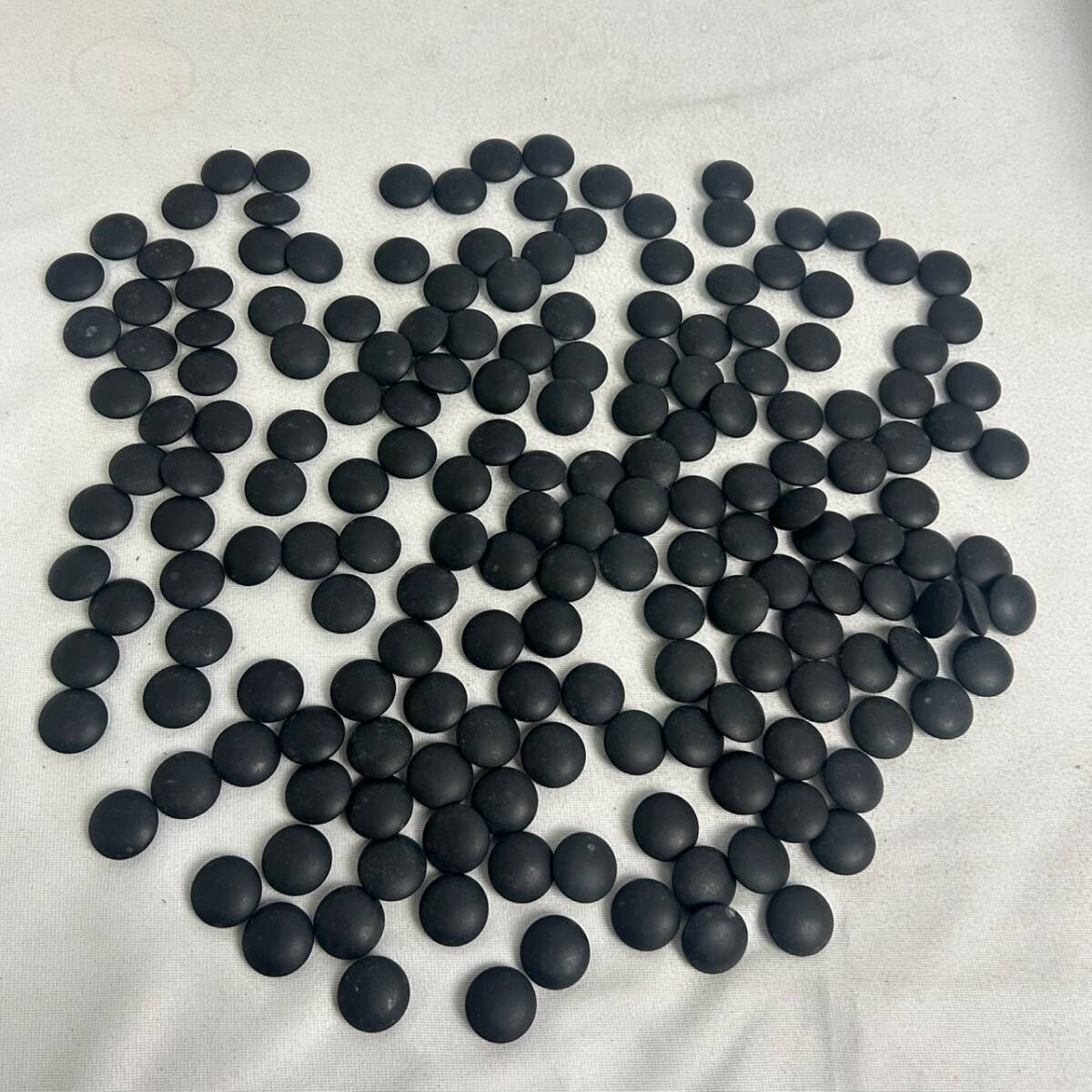 現状品】日向特製 本蛤碁石 34号 囲碁 白石 黒石 碁笥付き 碁石 古美術